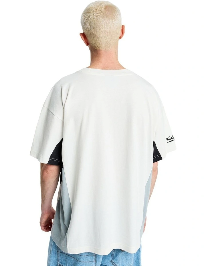 Young Gun Flux T-shirt in Snow White image 2