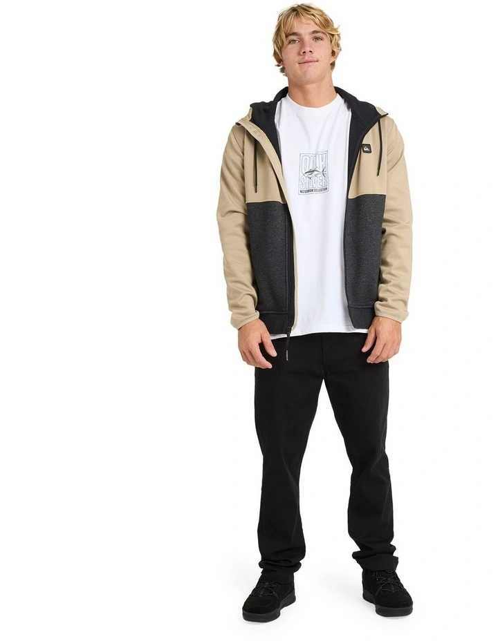 Burnz Zip Up Hoodie in Seneca Rock image 1