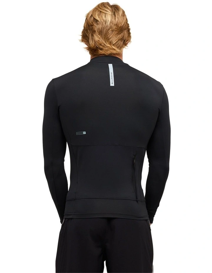 Highline Long Sleeve Rash Vest in Black image 2