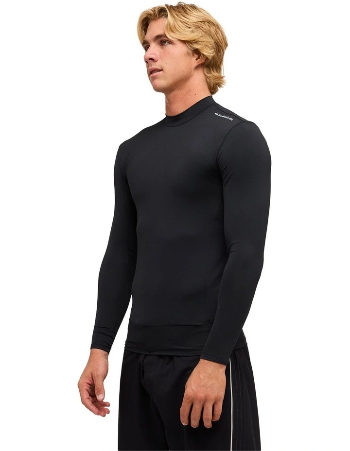 Highline Long Sleeve Rash Vest in Black image 3