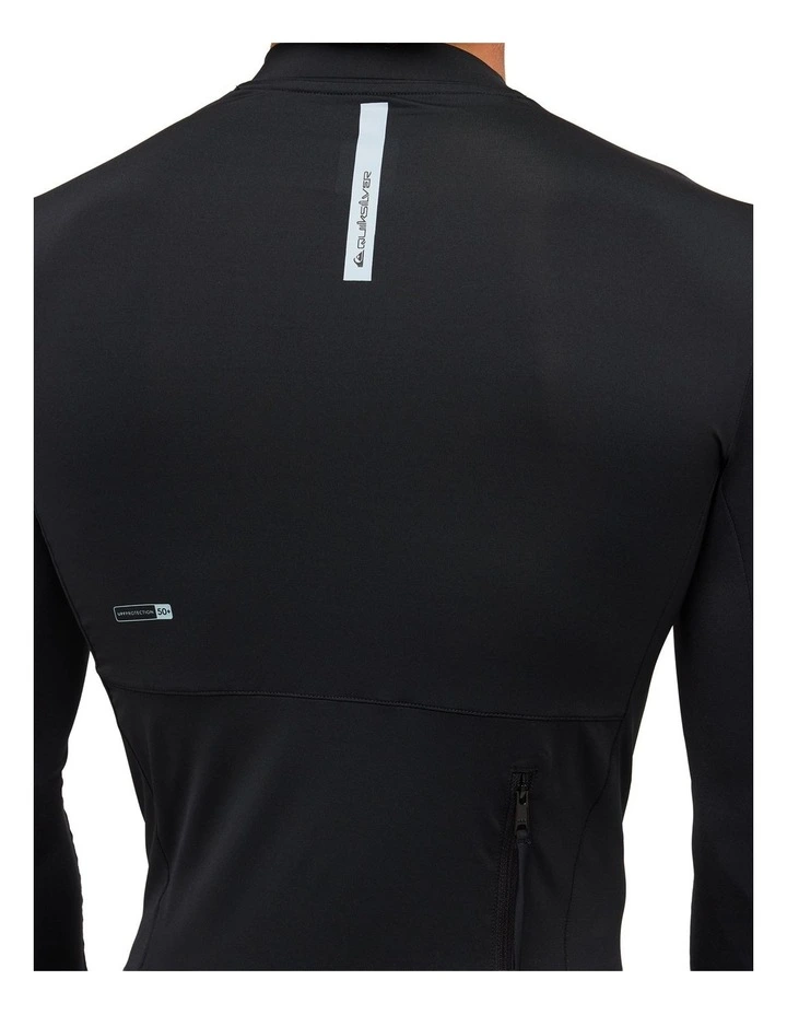 Highline Long Sleeve Rash Vest in Black image 4