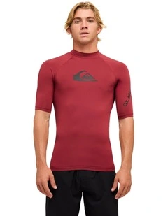 All Time Short Sleeve Rash Vest Burnt Russet