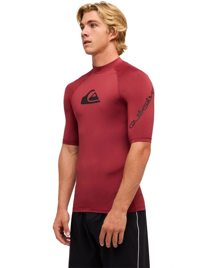 All Time Short Sleeve Rash Vest Burnt Russet image 3