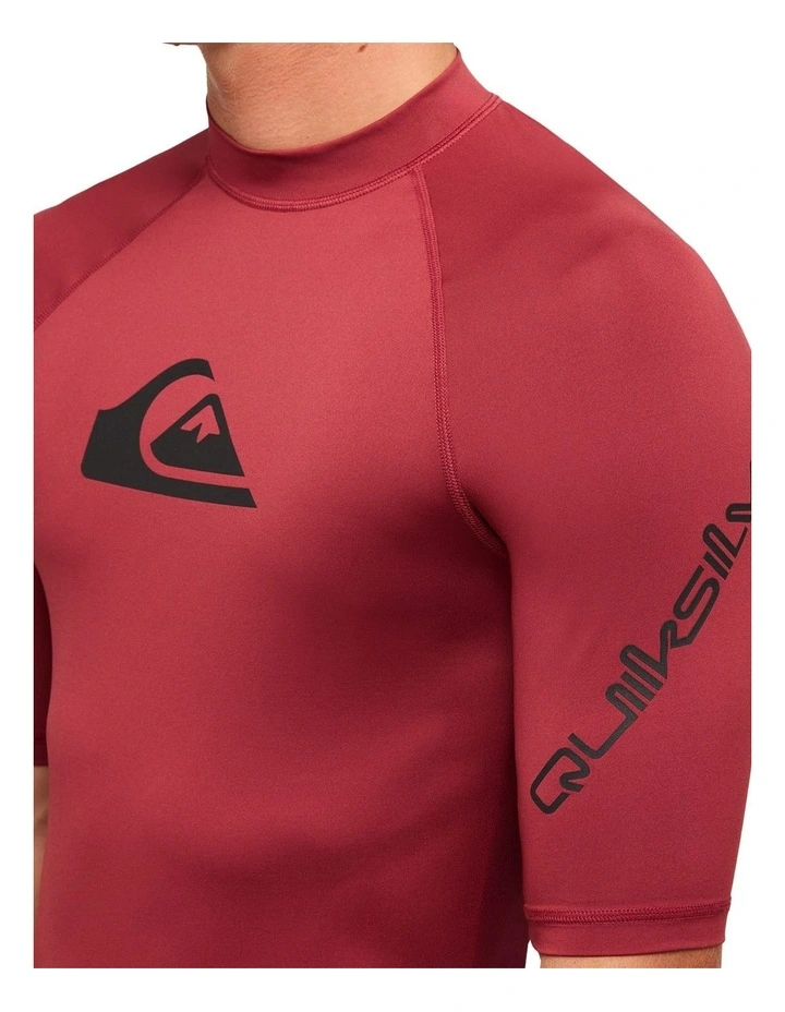 All Time Short Sleeve Rash Vest Burnt Russet image 4