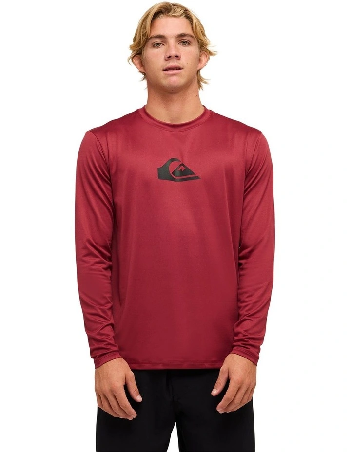 Solid Streak Surf Shirt Burnt Russet image 1