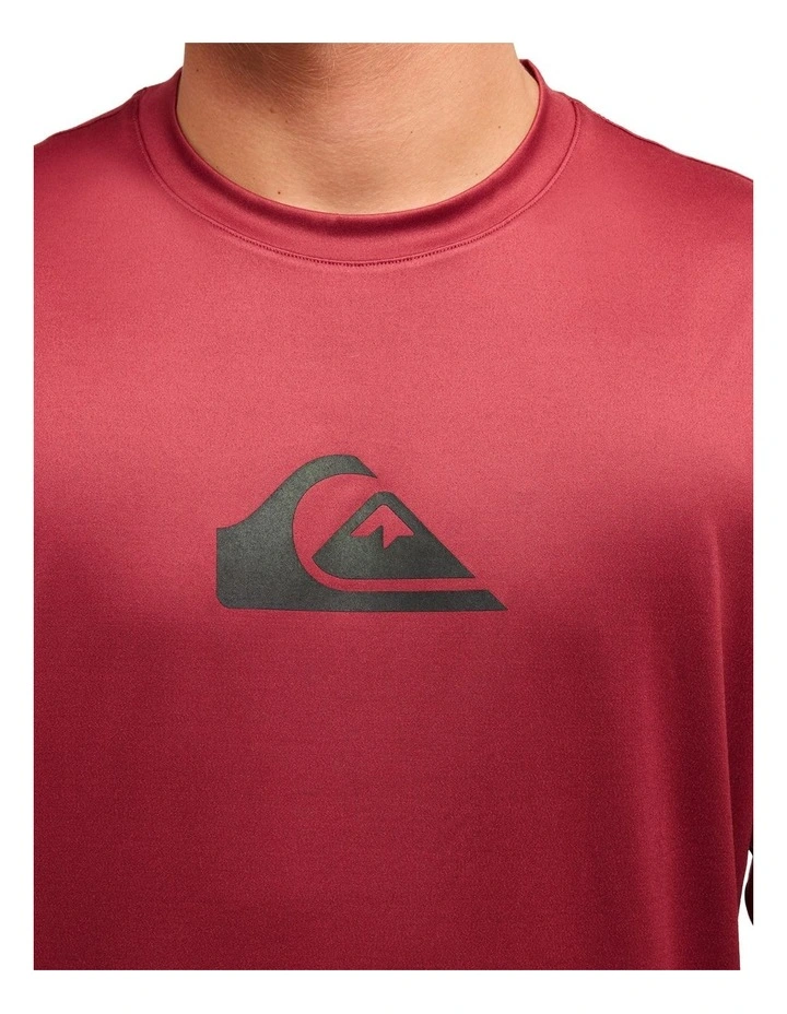 Solid Streak Surf Shirt Burnt Russet image 4