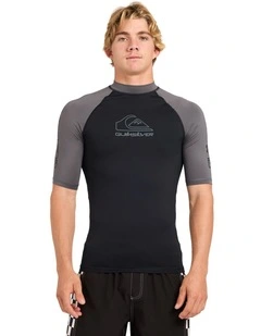 On Tour Short Sleeve Rash Vest Iron Gate