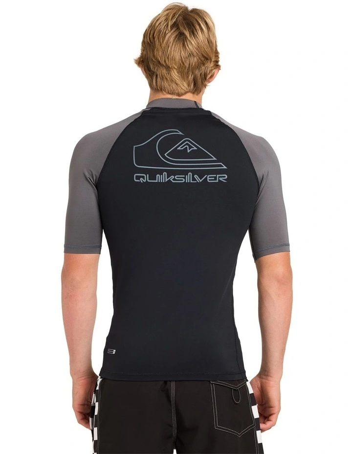 On Tour Short Sleeve Rash Vest Iron Gate image 2