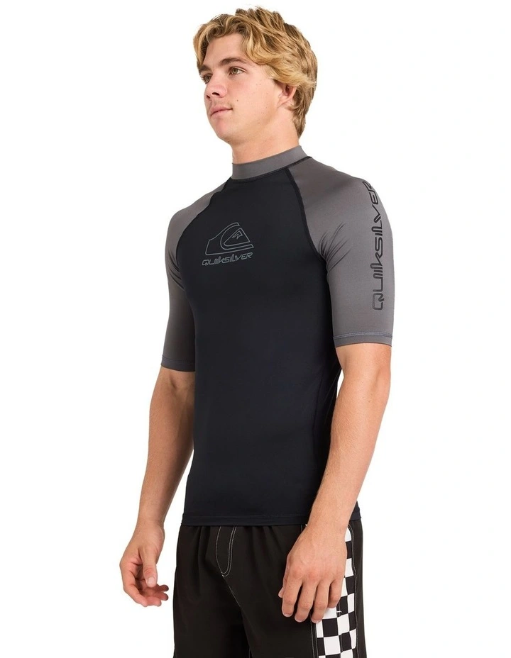 On Tour Short Sleeve Rash Vest Iron Gate image 3