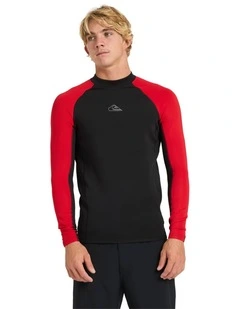 Everyday Heat Long Sleeve Rash Vest In Salsa