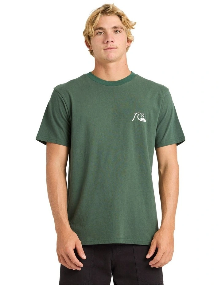 Bubble Logo T-shirt in Forest image 1