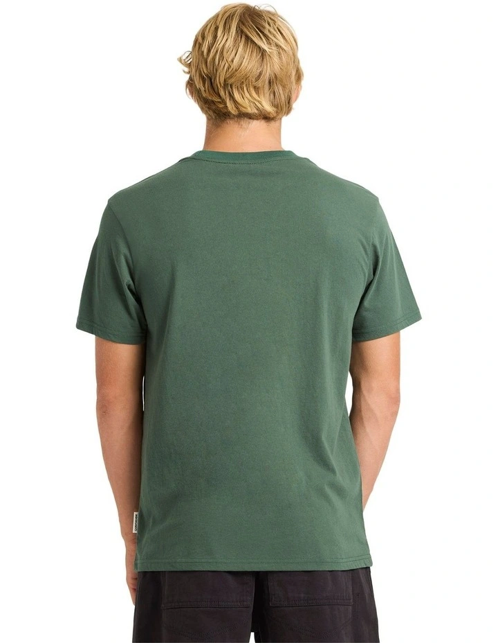 Bubble Logo T-shirt in Forest image 2