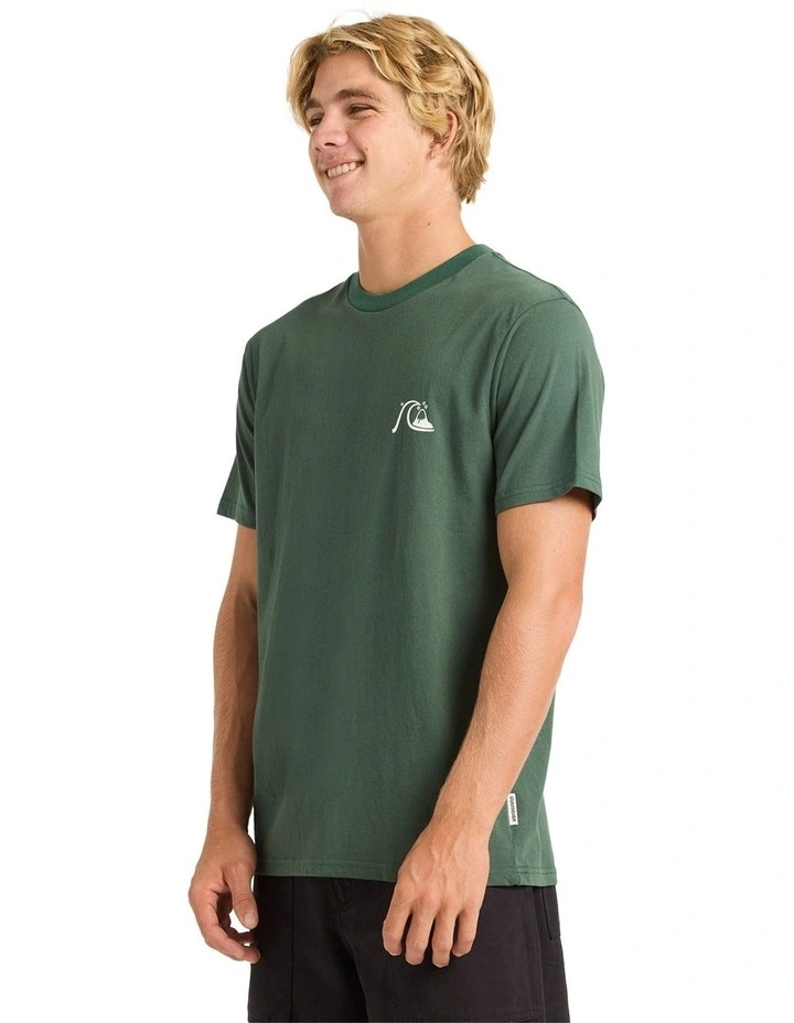 Bubble Logo T-shirt in Forest image 3