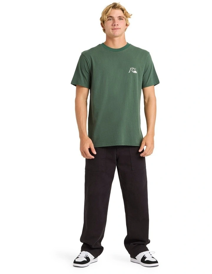 Bubble Logo T-shirt in Forest image 5