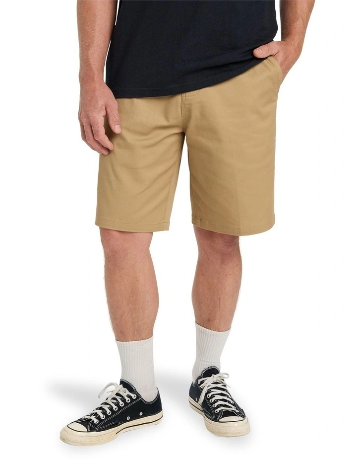 Union Regular 20 Inch Walkshorts In Khaki image 3