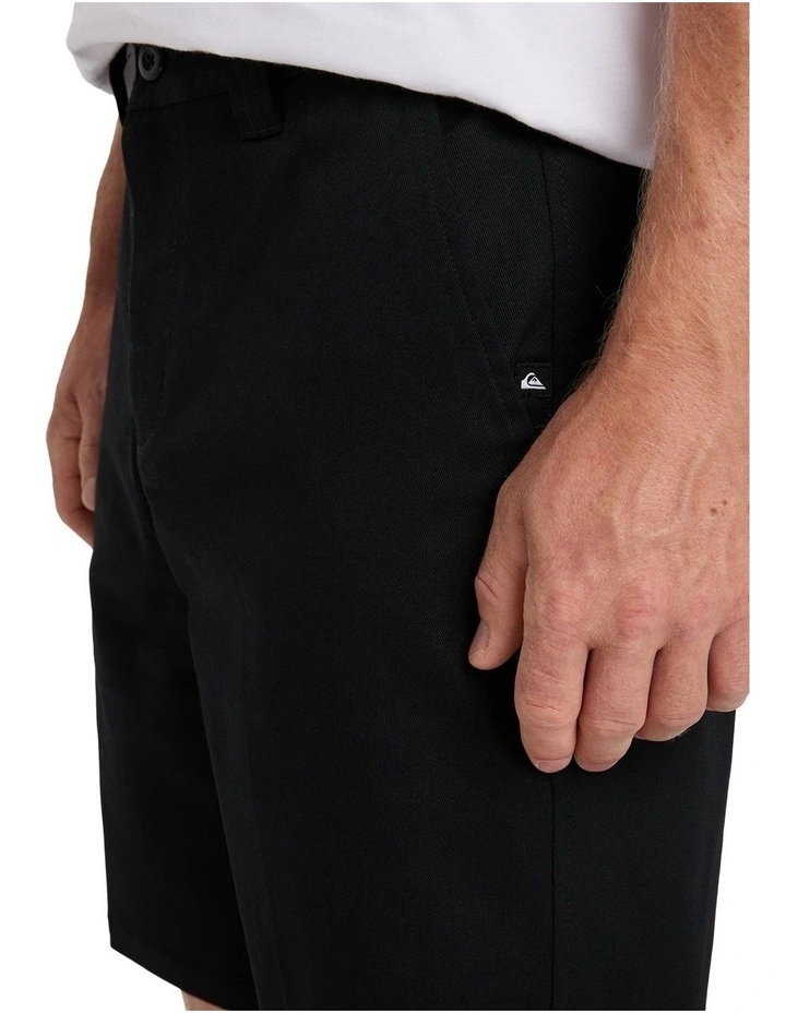 Union Regular 20 Inch Walkshorts In Black image 4