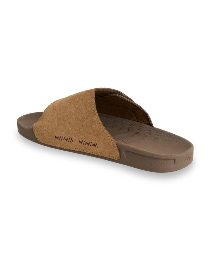 Sunset Suede Slides in Tan image 2