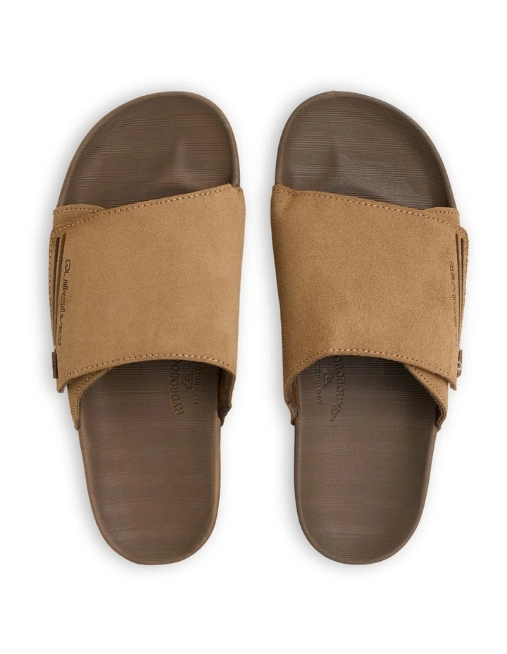 Sunset Suede Slides in Tan image 3