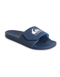 Sunset Slides in Navy Blazer