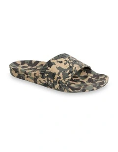 Dockyard Slides in Grn/Camo/Mult