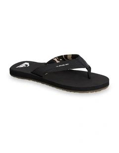 Island Oasis Thongs in Blk/Cam/Mult