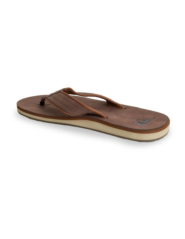 Carver Nubuck Thongs in Brown image 2