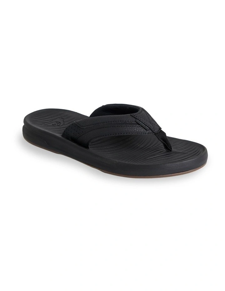 Travel Thongs in Black image 1