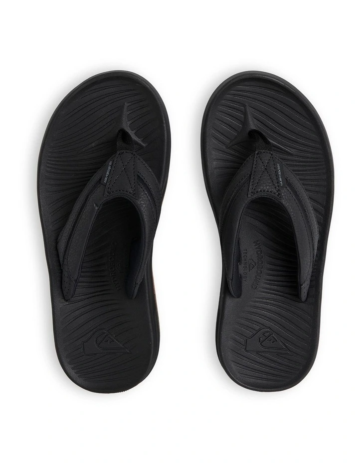 Travel Thongs in Black image 4