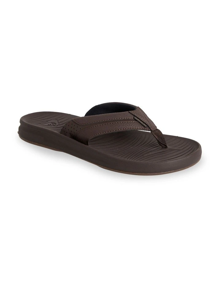 Travel Thongs in Brown image 1