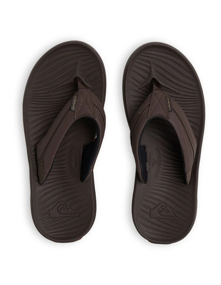 Travel Thongs in Brown image 4