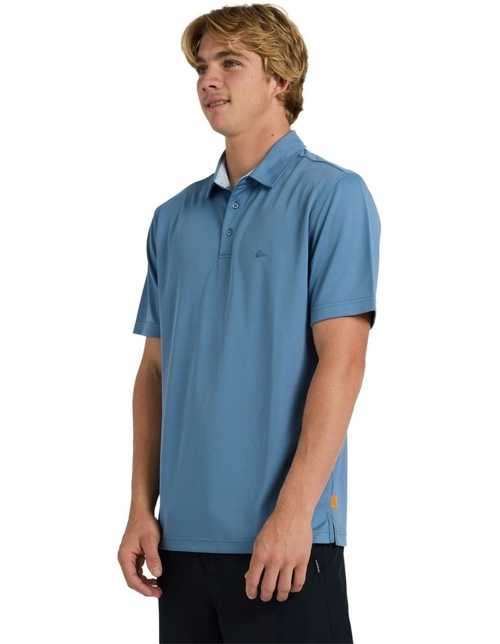 Pacific Polo Short Sleeve Shirt Coronet Blue image 3