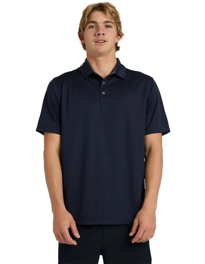 Pacific Polo Short Sleeve Shirt Dark Navy image 1
