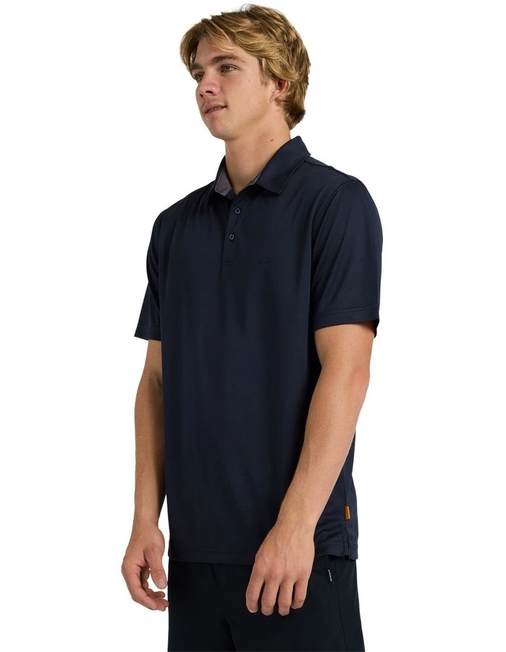 Pacific Polo Short Sleeve Shirt Dark Navy image 3