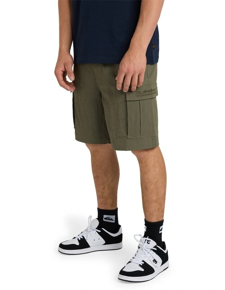 Watermans 19 Cargo Shorts Black Olive image 3