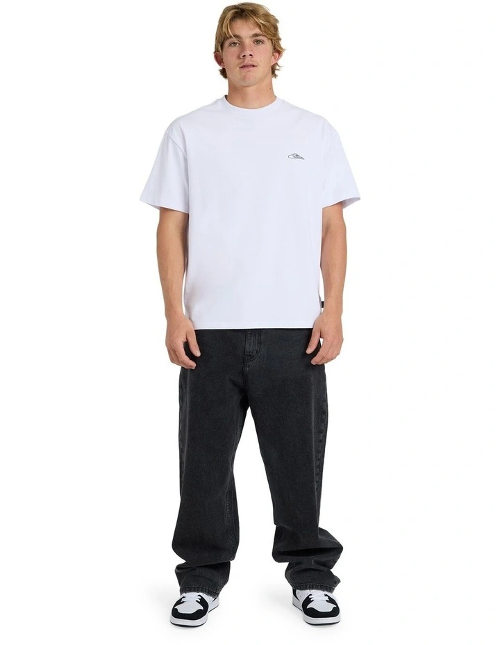 Baggy Denim Pants Black Black Used image 5