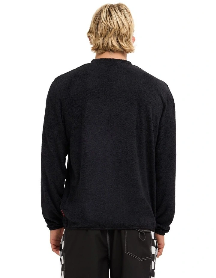 Warm Up Crew Jumper Black image 2