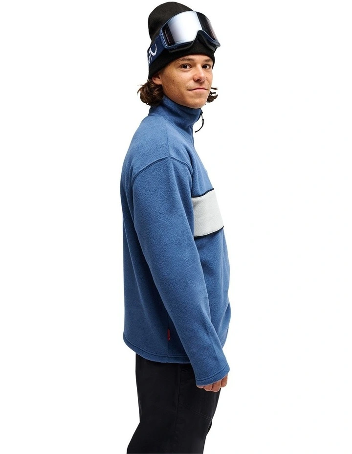 YG Cruz Polar Half Zip Fleece Dark Denim image 3