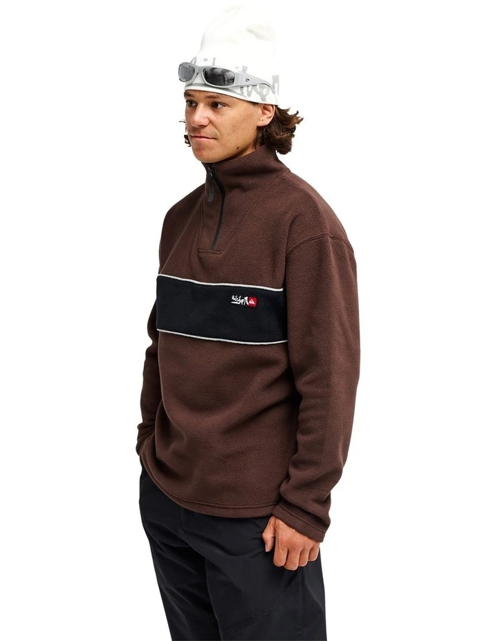 YG Cruz Polar Half Zip Fleece Java image 3