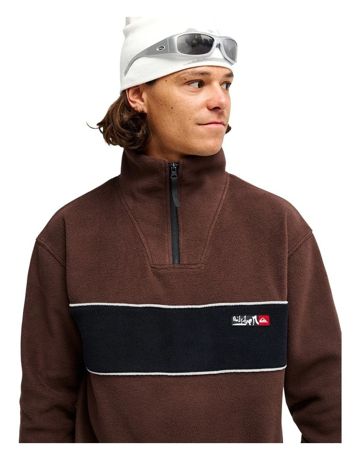 YG Cruz Polar Half Zip Fleece Java image 4