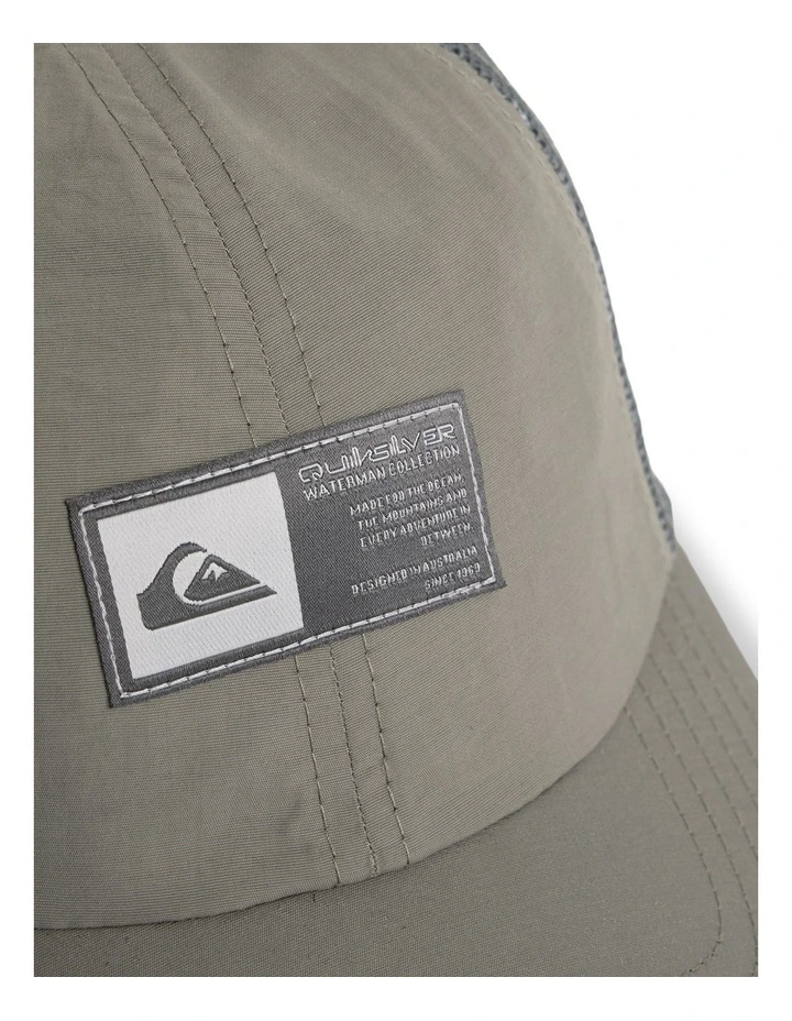 Marine Trucker Snapback Cap Dusty Olive image 3