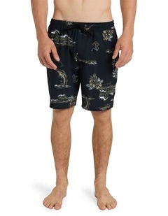 Ocean 18 Volley Shorts In Black