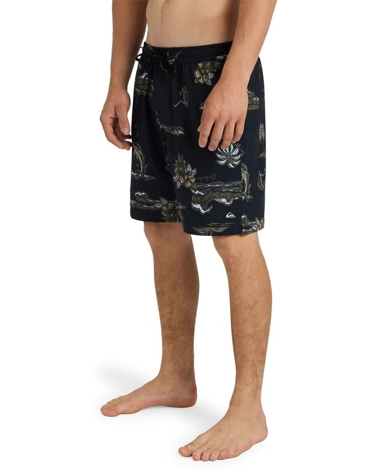 Ocean 18 Volley Shorts In Black image 3