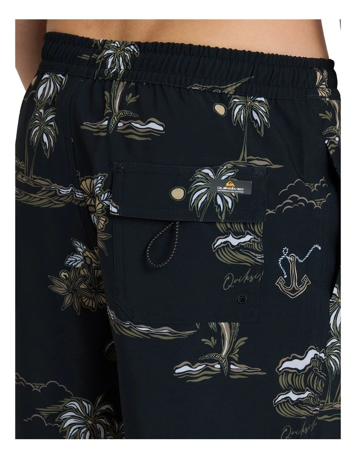 Ocean 18 Volley Shorts In Black image 4