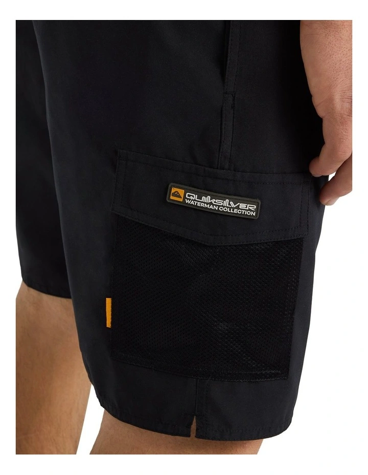 Freshwater 20 Boardshorts In Black image 4