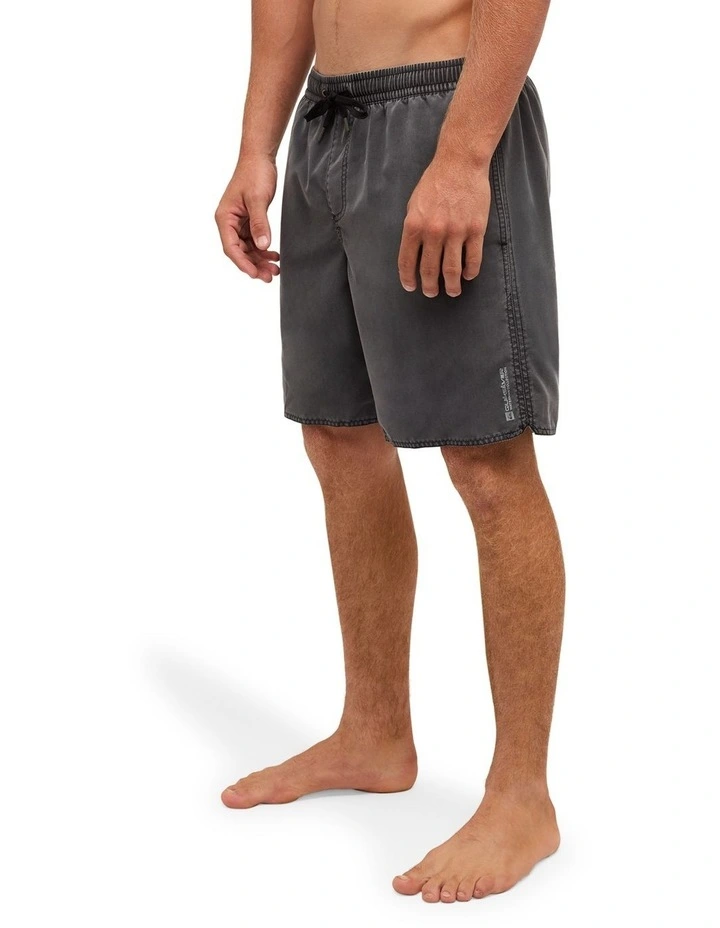 Balance Washed Volley Shorts In Black image 3