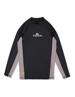 UV Long Sleeve Rashguard In Black
