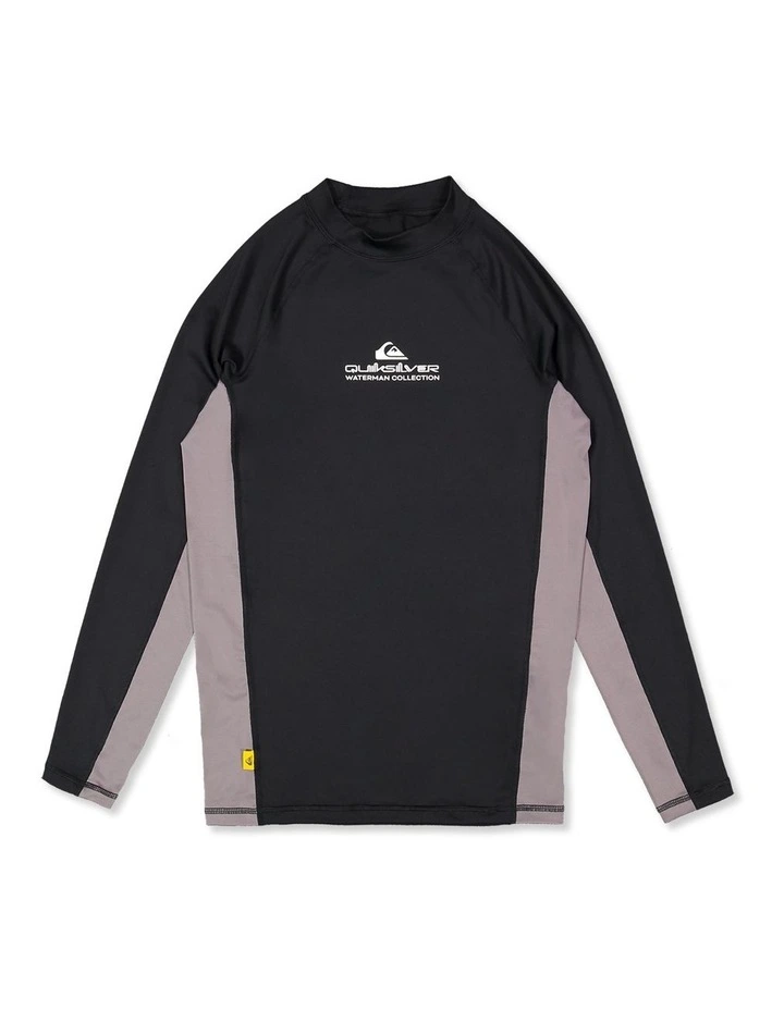 UV Long Sleeve Rashguard In Black image 1