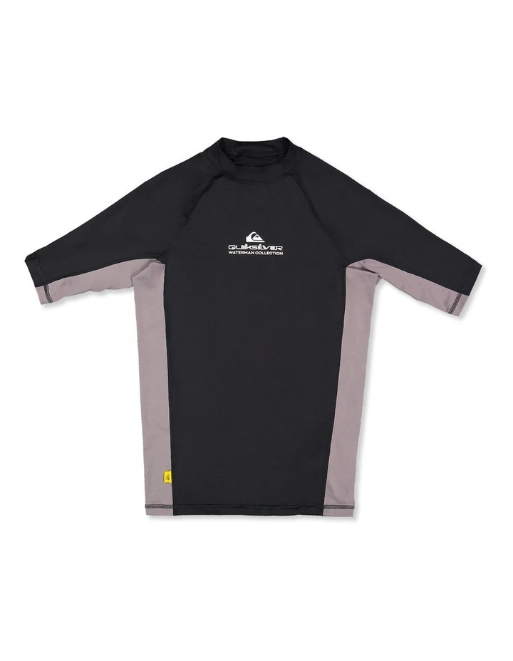 UV Short Sleeve Rashguard In Black image 1