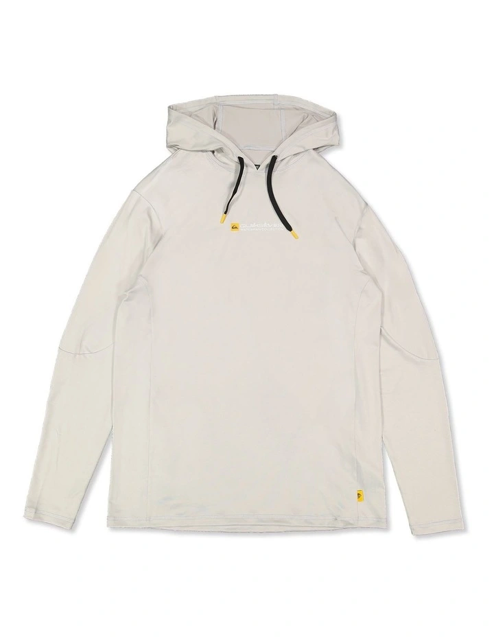 Hotpoint Hooded Long Sleeve Rashguard In Grey Violet image 1
