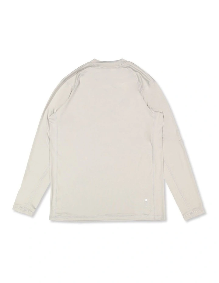 Sea Grass UV Long Sleeve Rashguard In Grey Violet image 2